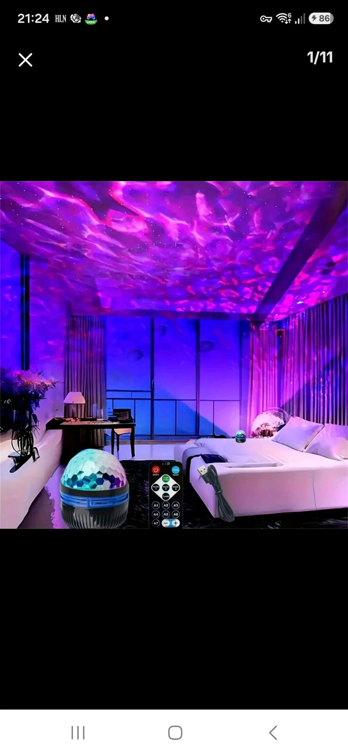 LED Q6 Magic Ball with tray – photo 3